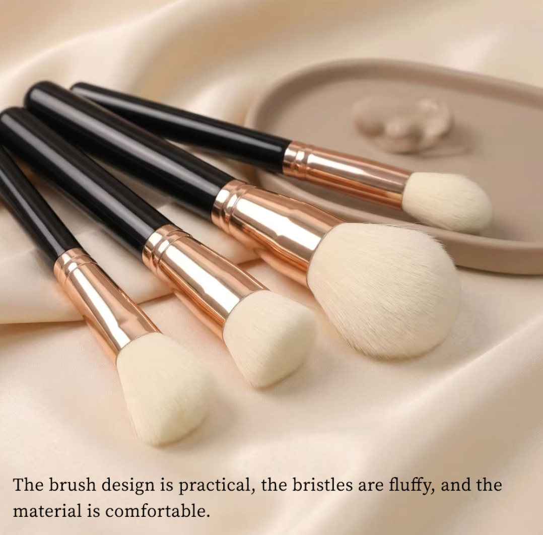 12-Piece Professional Makeup Brush Set