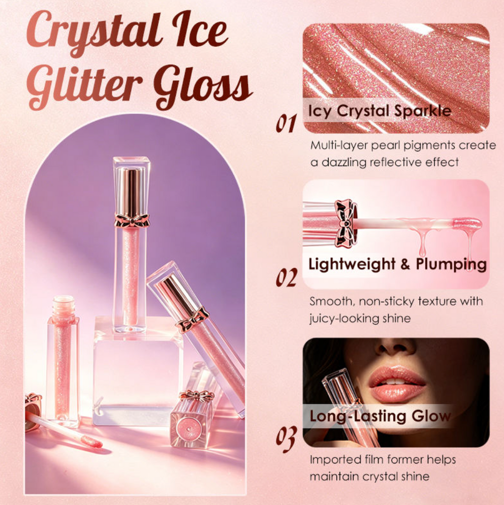 Rose Gold Shimmer Lip Gloss