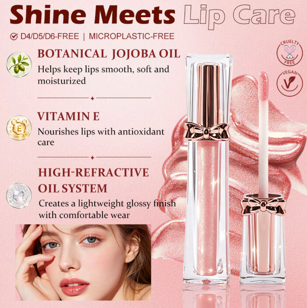 Rose Gold Shimmer Lip Gloss